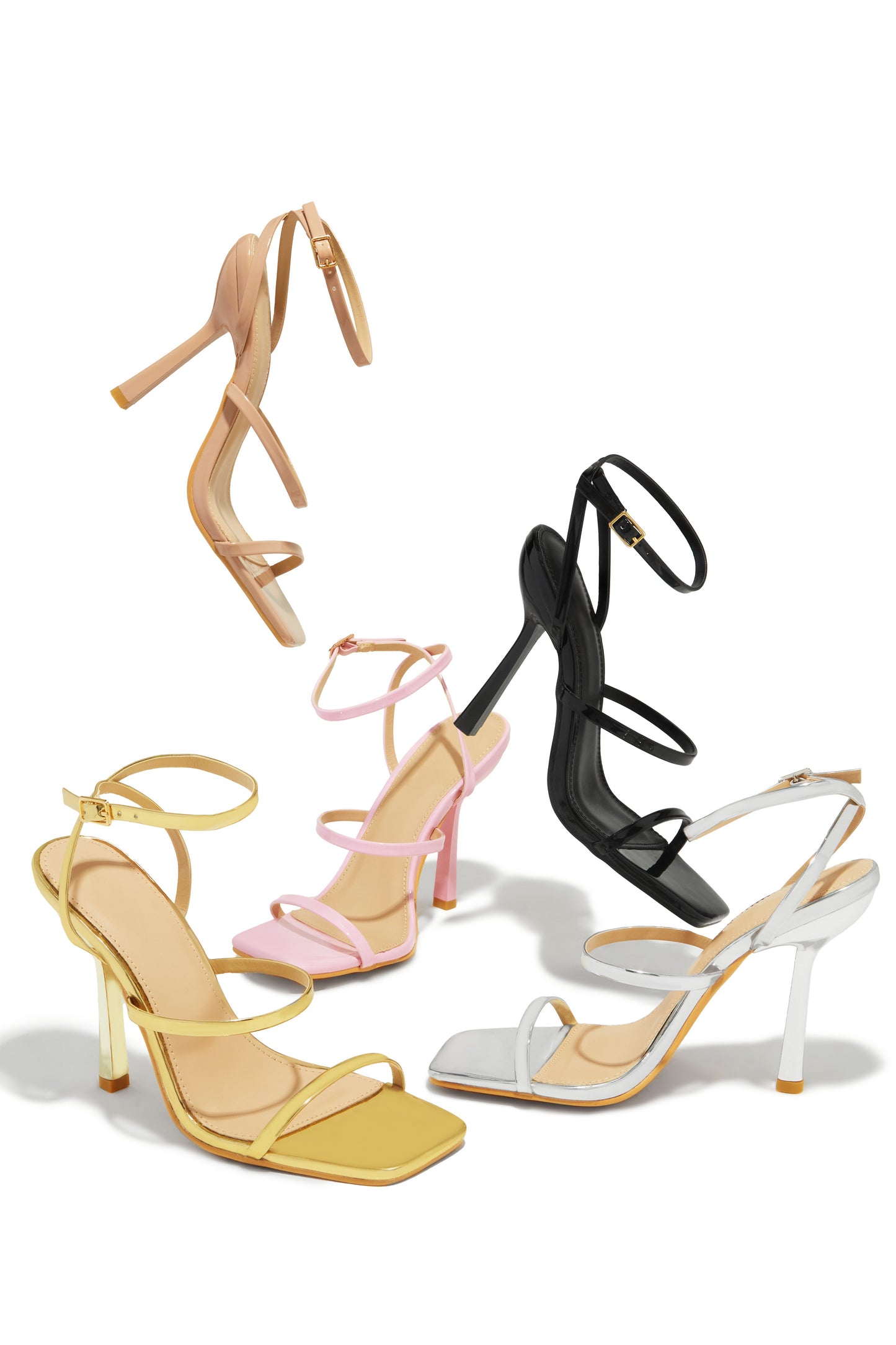 Jenny Single Sole High Heels - Pink
