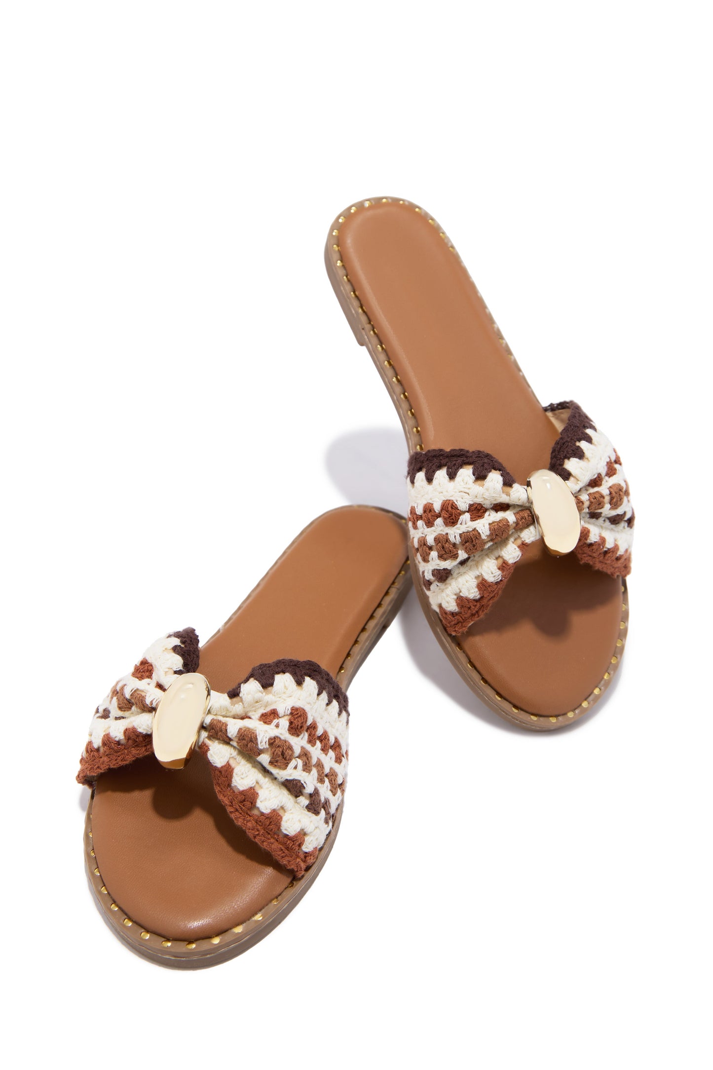 Maya Slip On Sandals - Brown