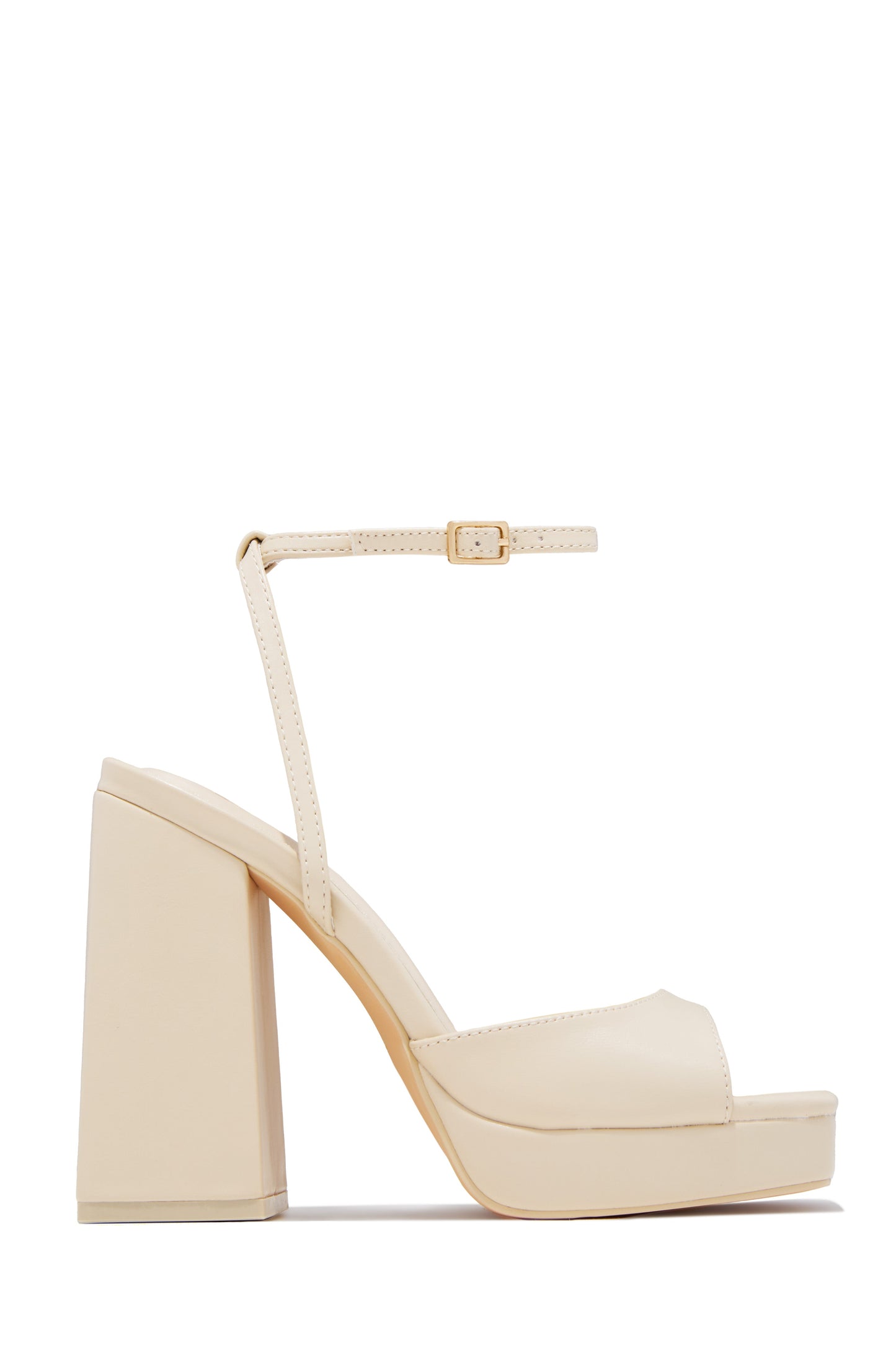 Kami Platform Block Heels - Ivory