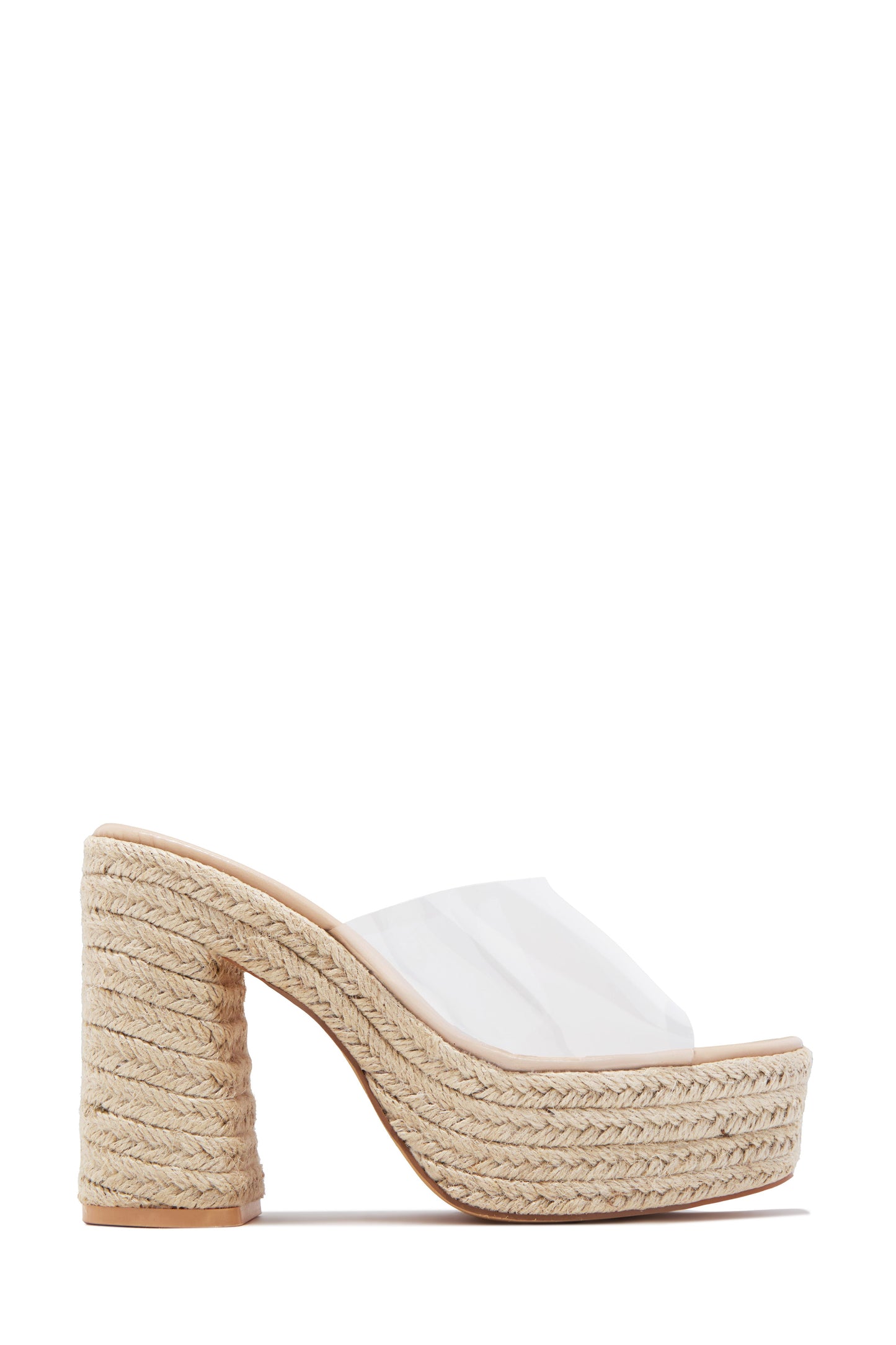 Zuleyma Platform Espadrille Heel - Clear