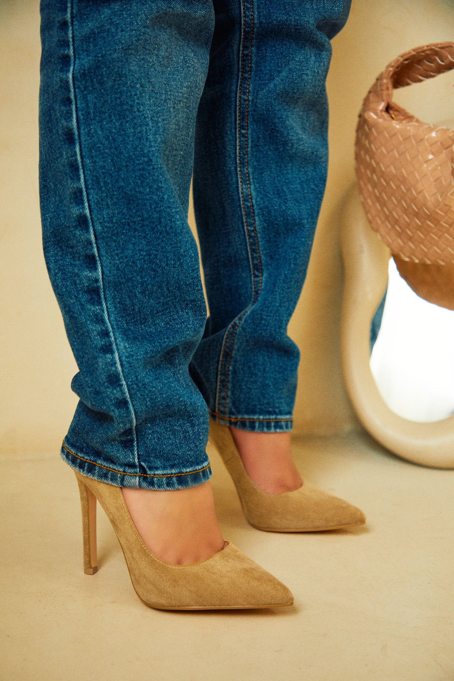 Aylene High Heel Pumps - Camel