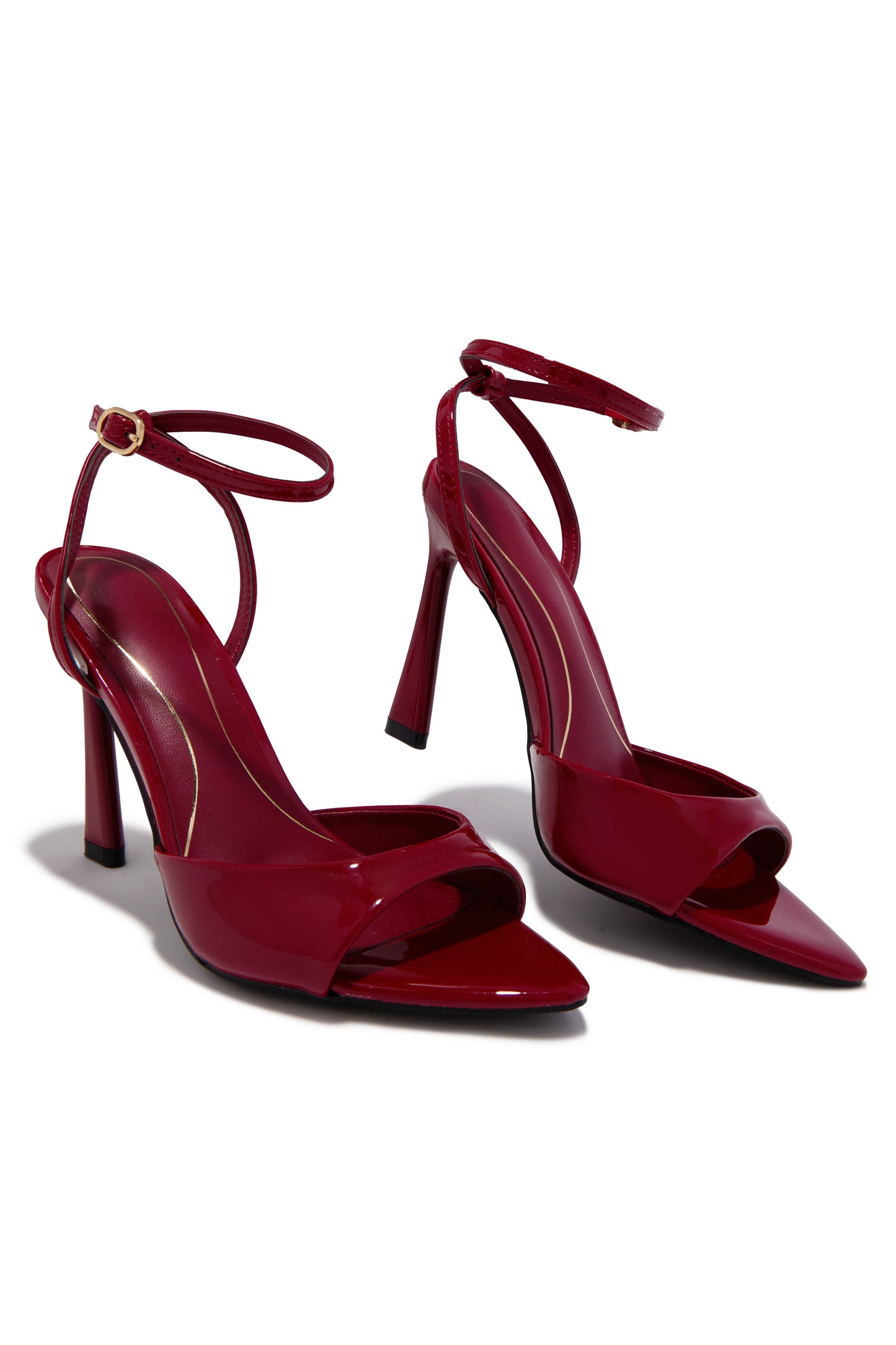 Azani Mary Jane Strap Heels - Red