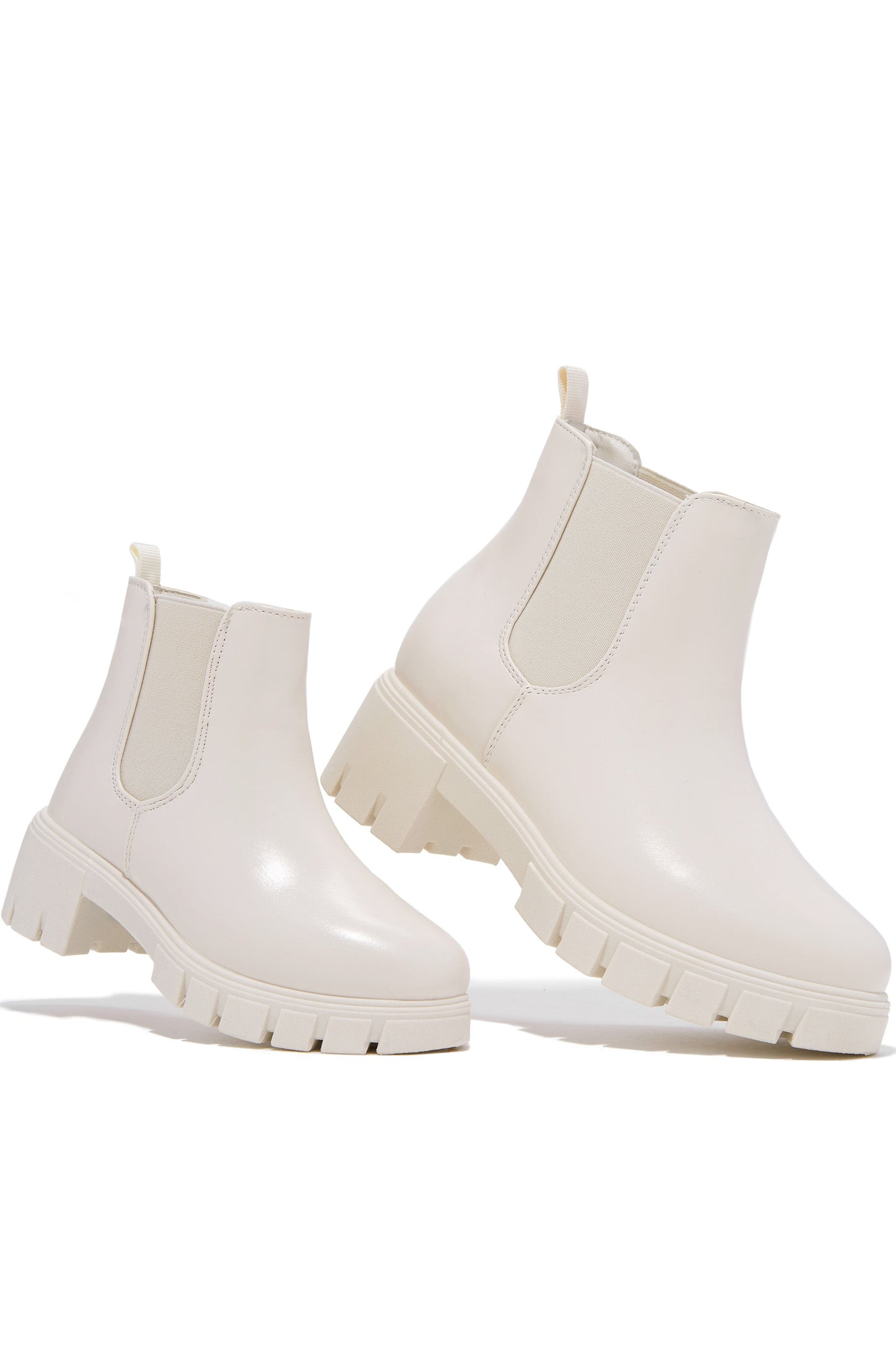 Mini Negin Kids Pull On Ankle Boots - Bone
