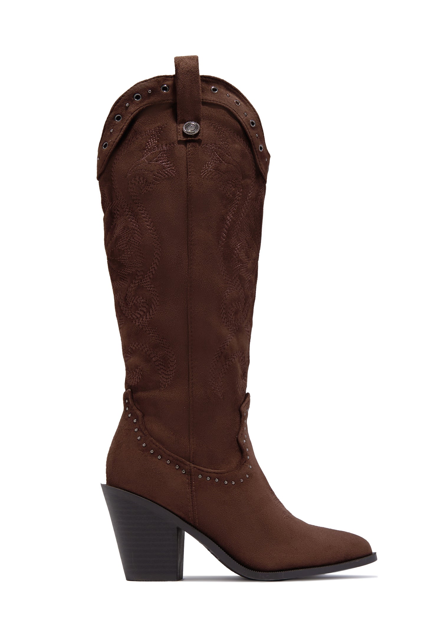 Festival Season Cowgirl Boots - Brown Suede