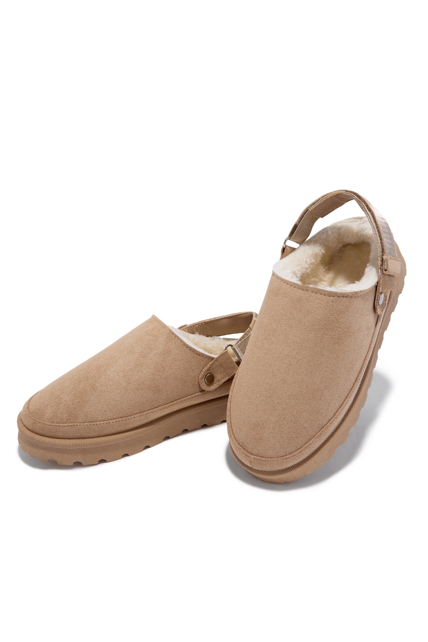 Let's Get Cozy Slip On Flats - Oatmeal