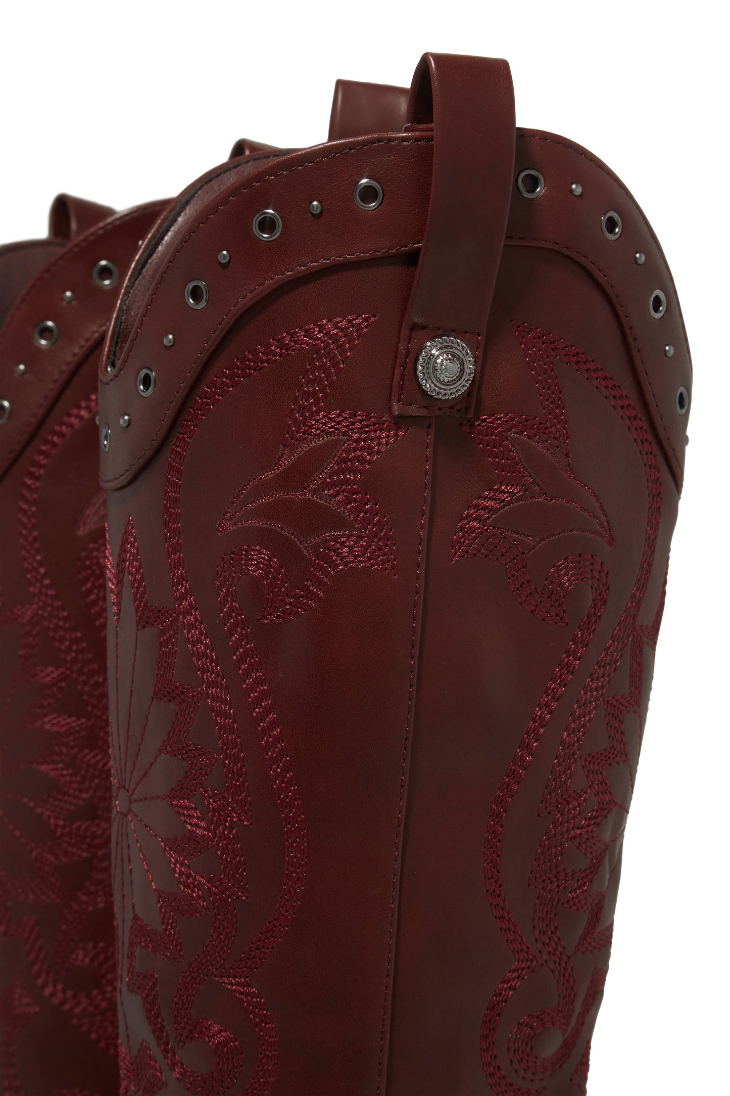 Festival Season Cowgirl Boots - Wine