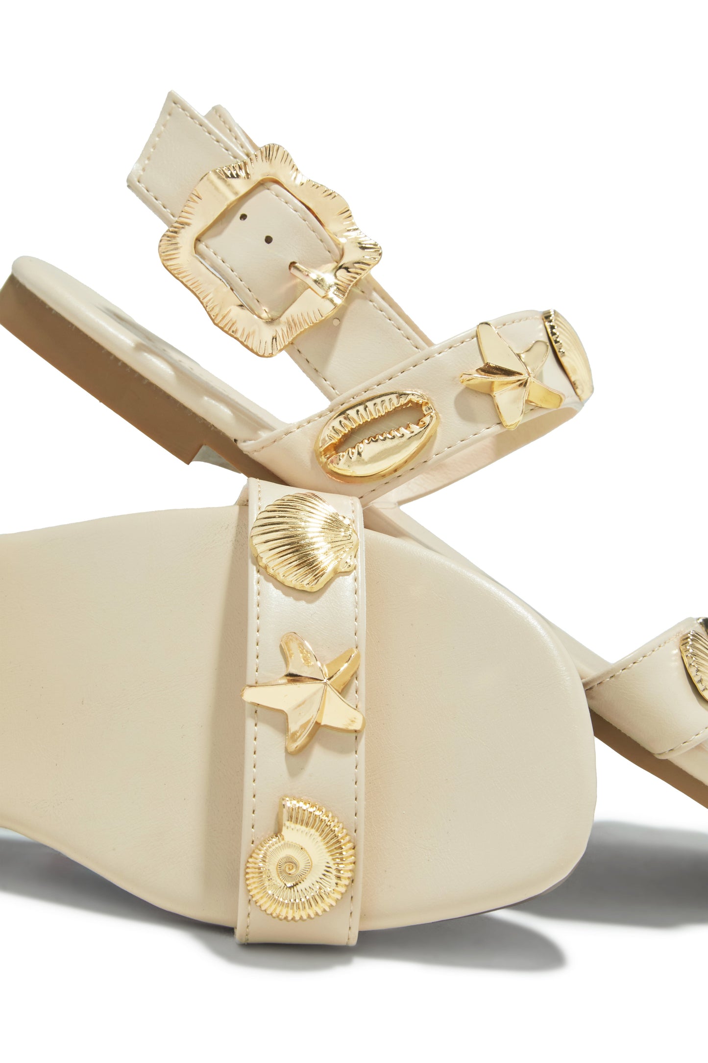 Sea Shore Flat Sandals - Ivory