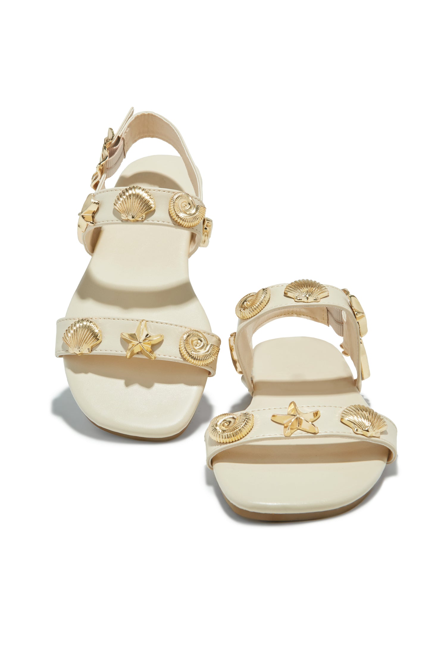 Sea Shore Flat Sandals - Ivory