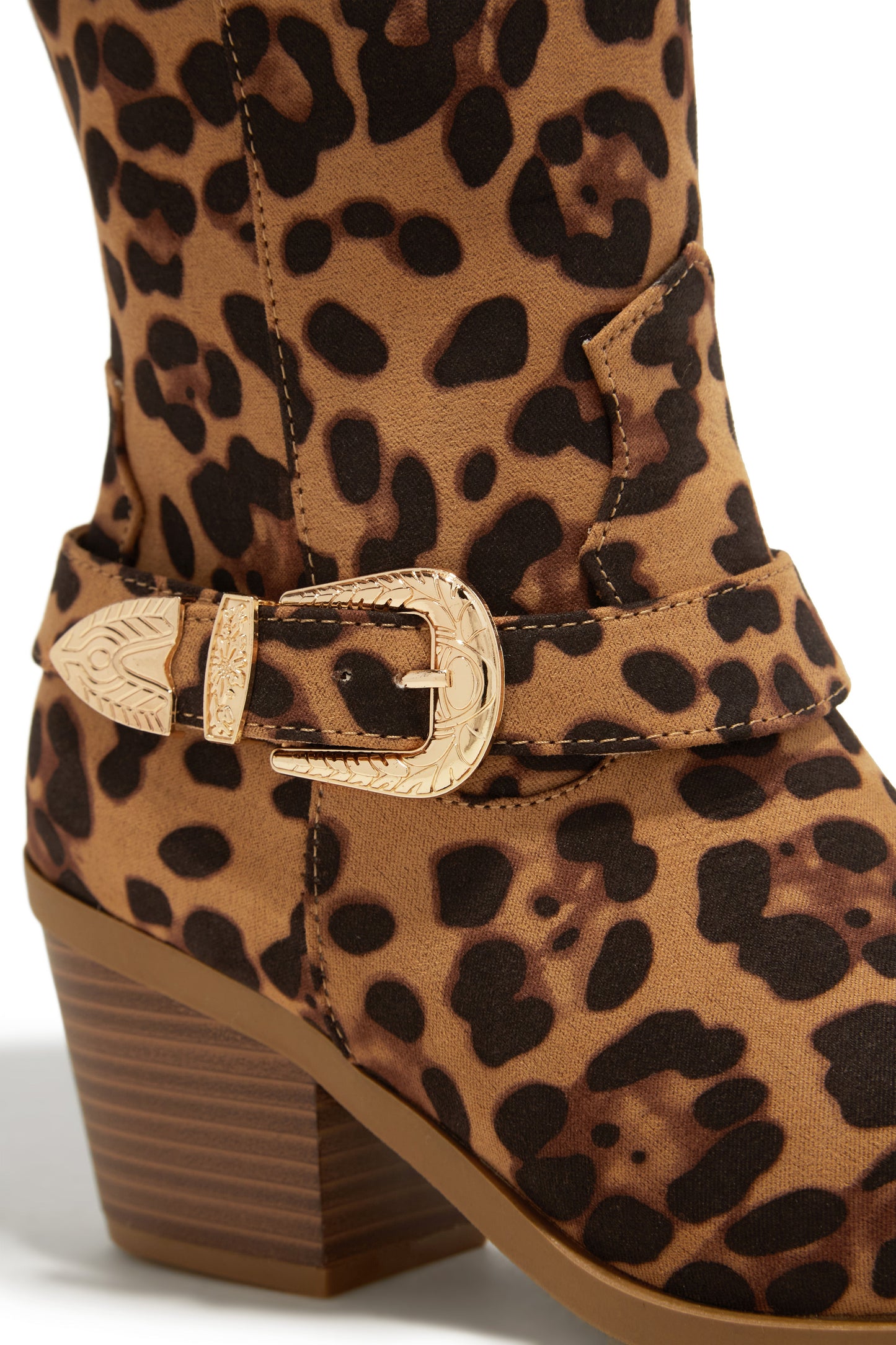 Zelia Western Cowgirl Boots - Leopard