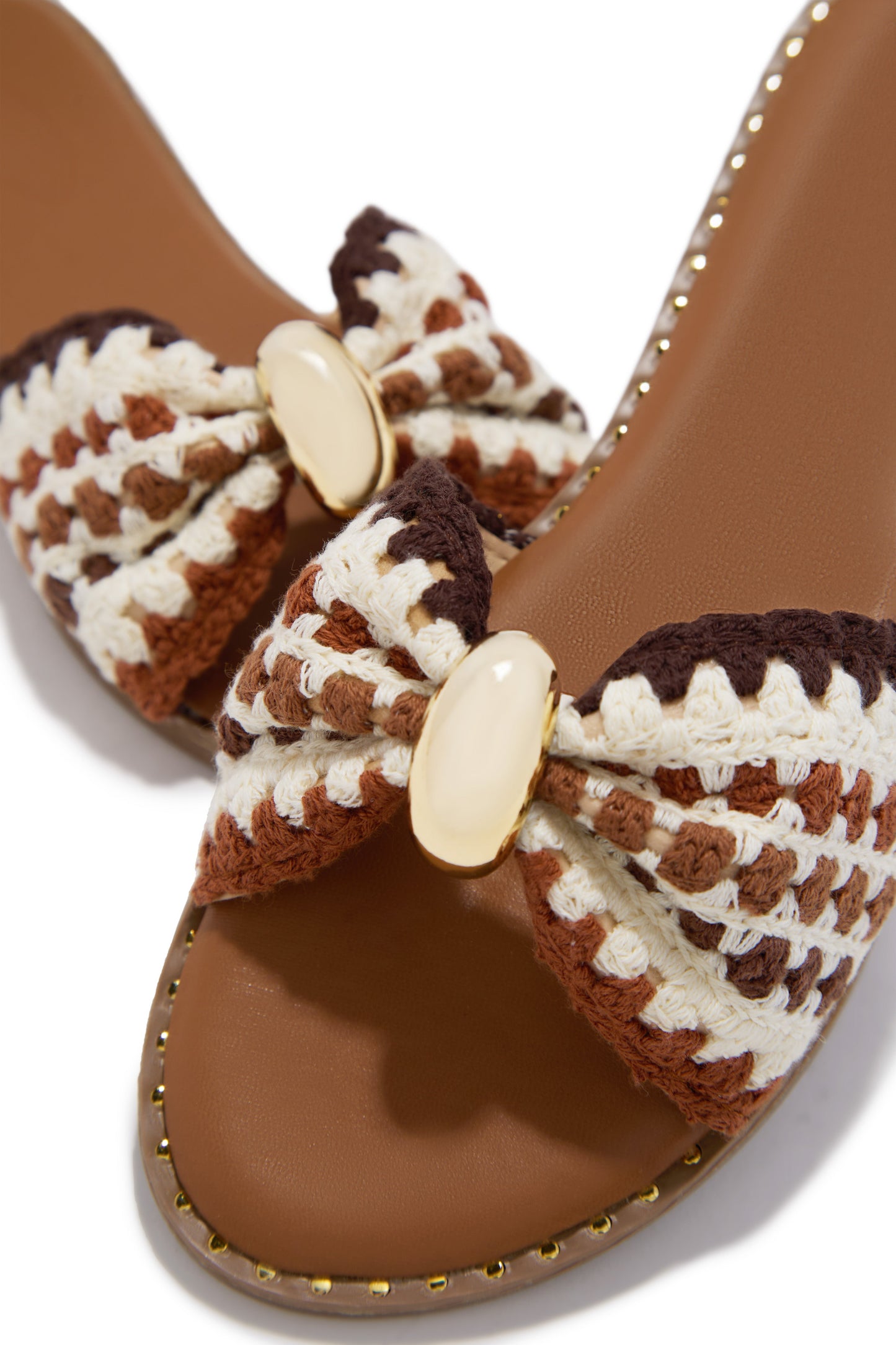 Maya Slip On Sandals - Brown