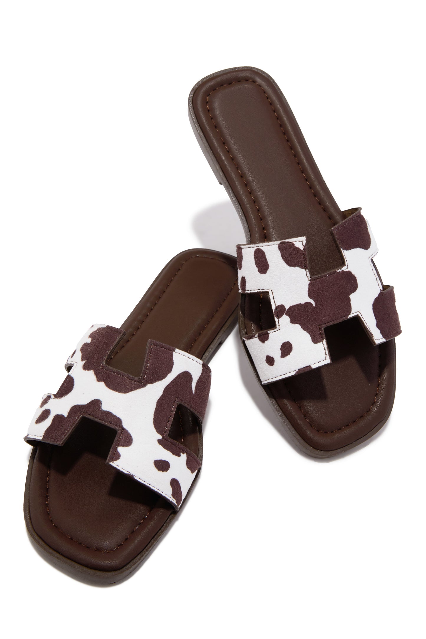 Biyanka Slip On Sandals - Cow