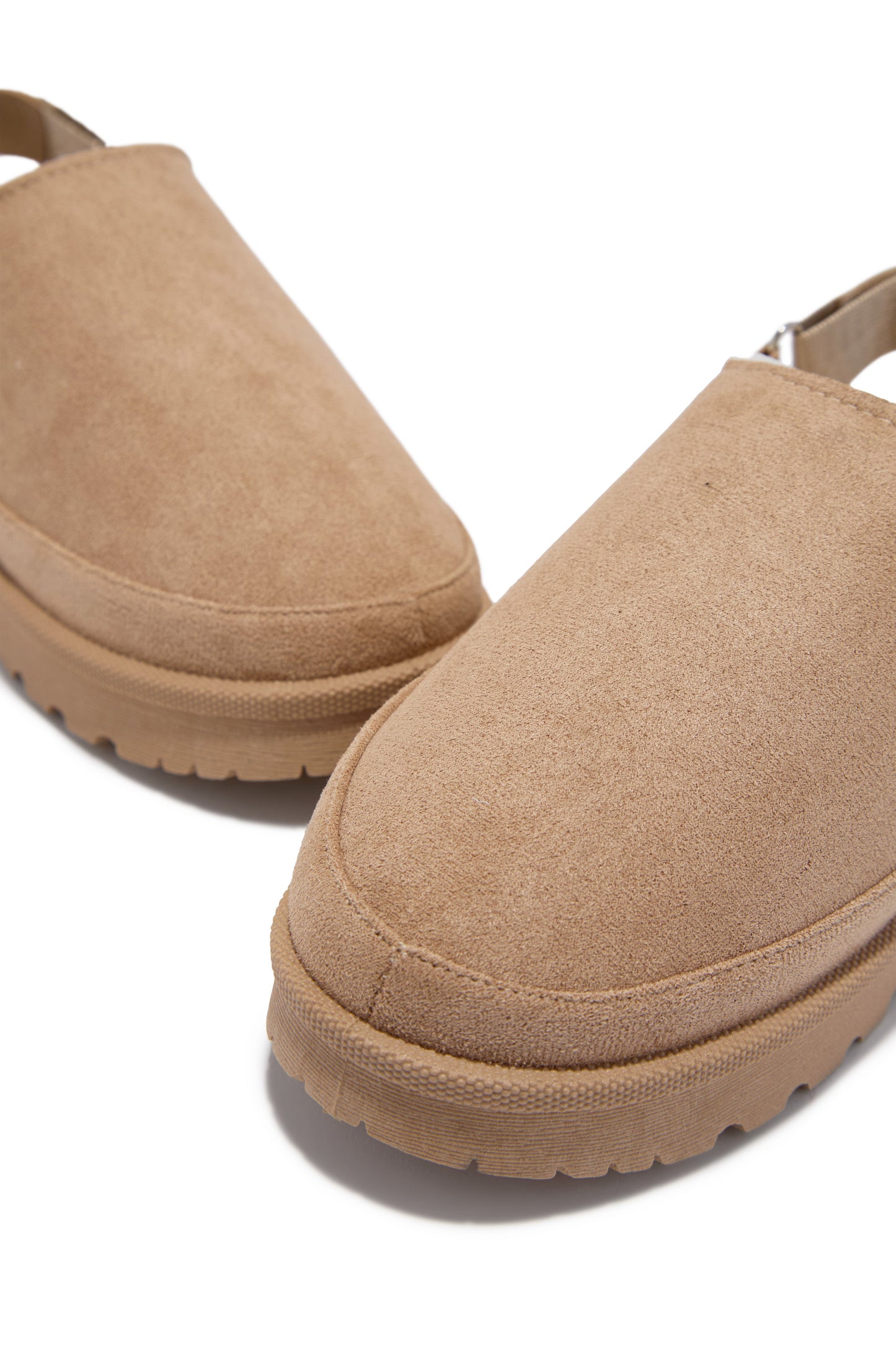 Let's Get Cozy Slip On Flats - Oatmeal
