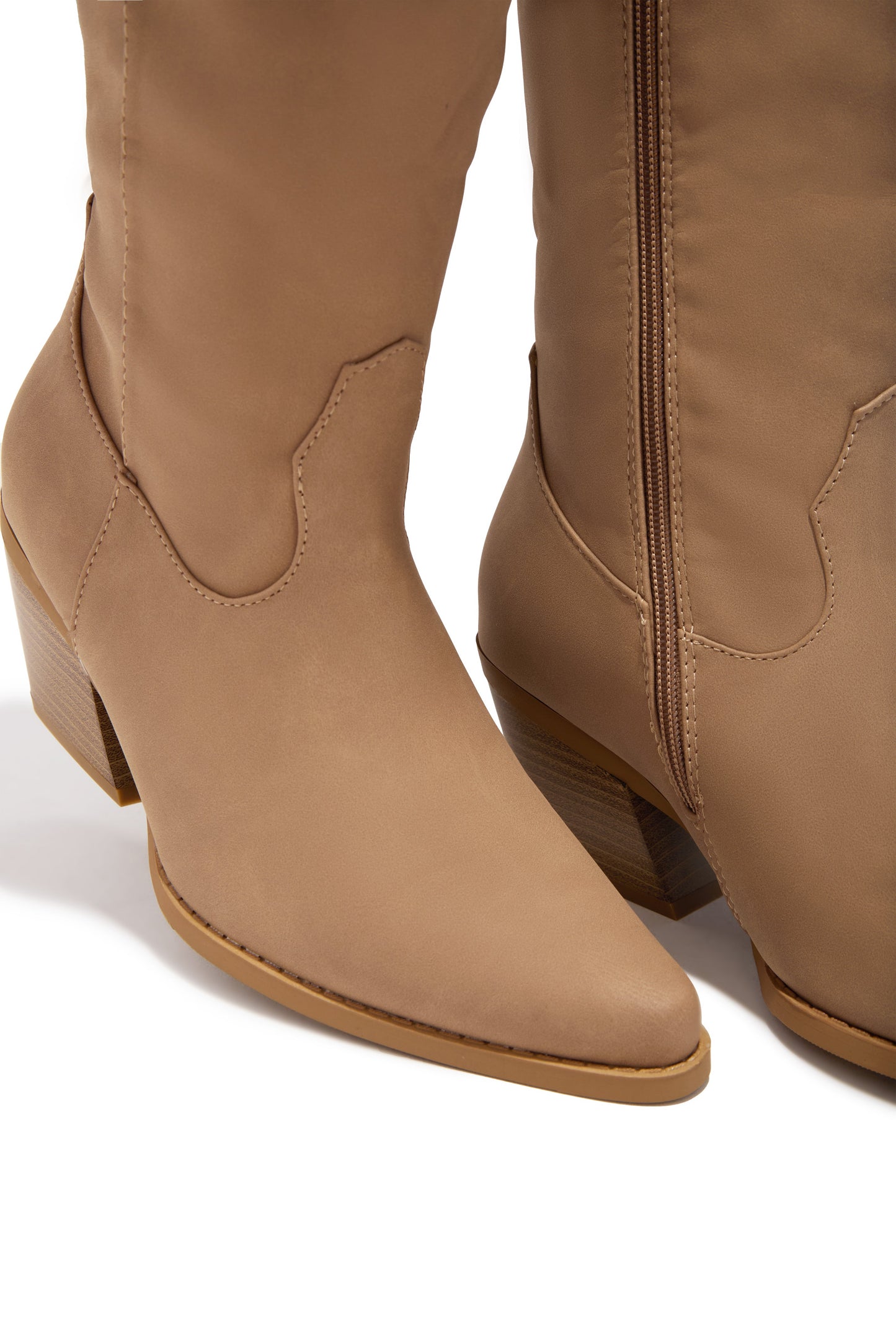 Festival Forever Cowgirl Boots - Taupe